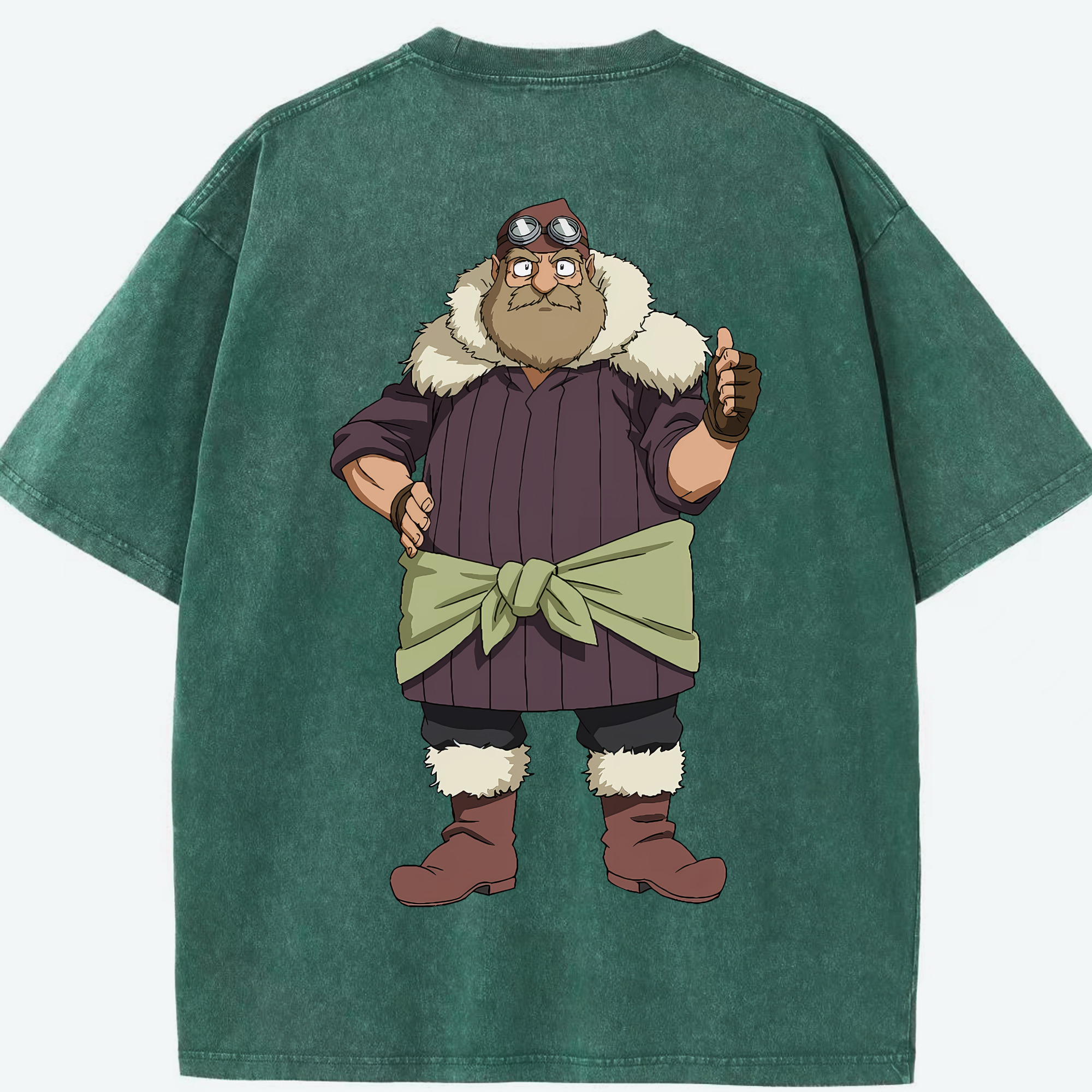 （画像用） 転スラ Regarding Reincarnated to Slime 綿100% ヴィンテージ風 半袖Tシャツ（背面プリント）